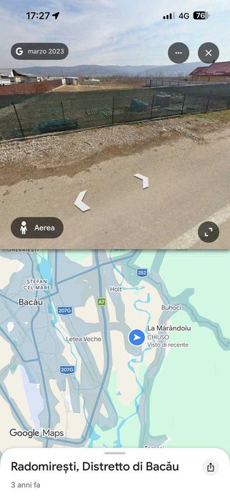 Vanzare teren Radomiresti Letea Veche Bacau