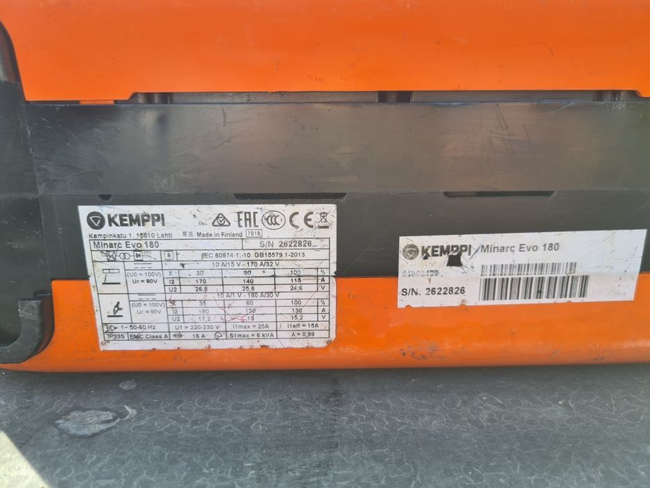 Aparat de sudură KEMPPI Minarc Evo 180