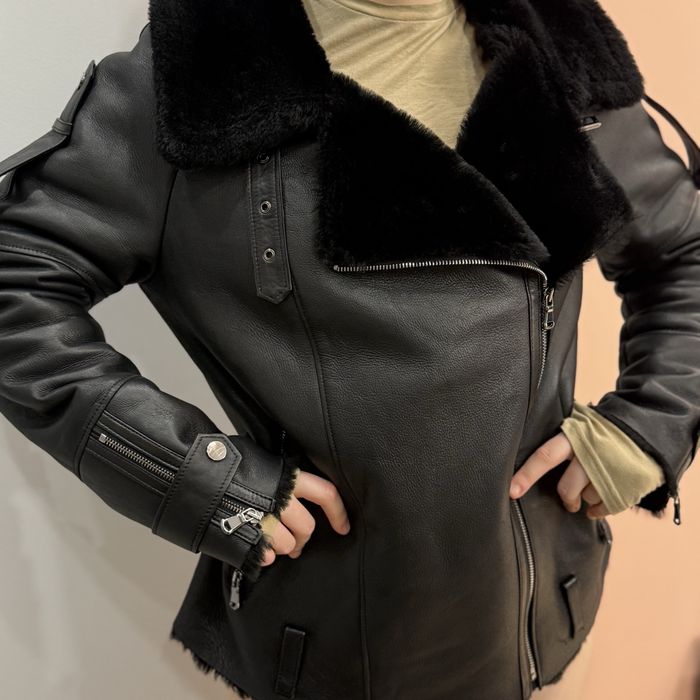 Женская дубленка