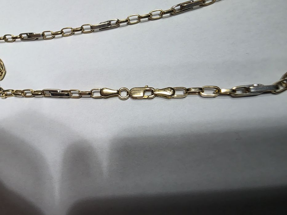 Lant aur galben 14K 585 greutate 6,79g lungime 53cm