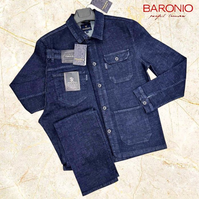 Мужской Джинсовый комплект 
              MONTANA 
Размеры: M L XL XXL