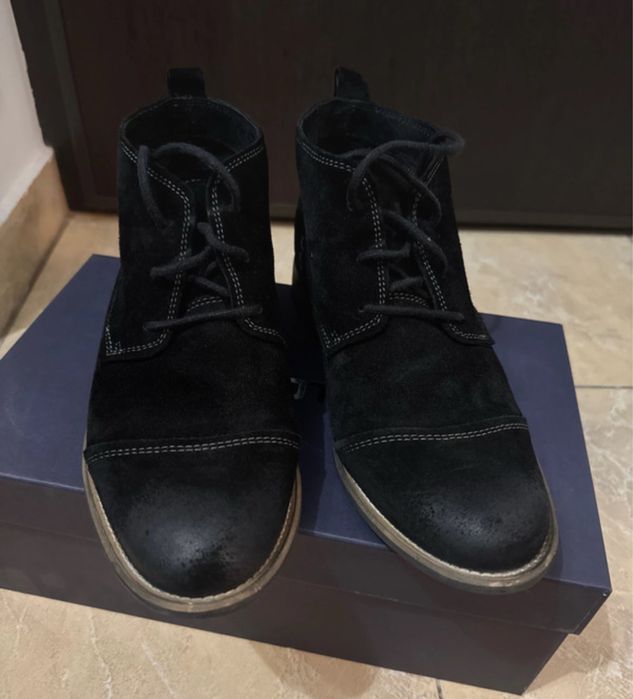 Pantofi înalți Bigotti din piele întoarsă, masura 39