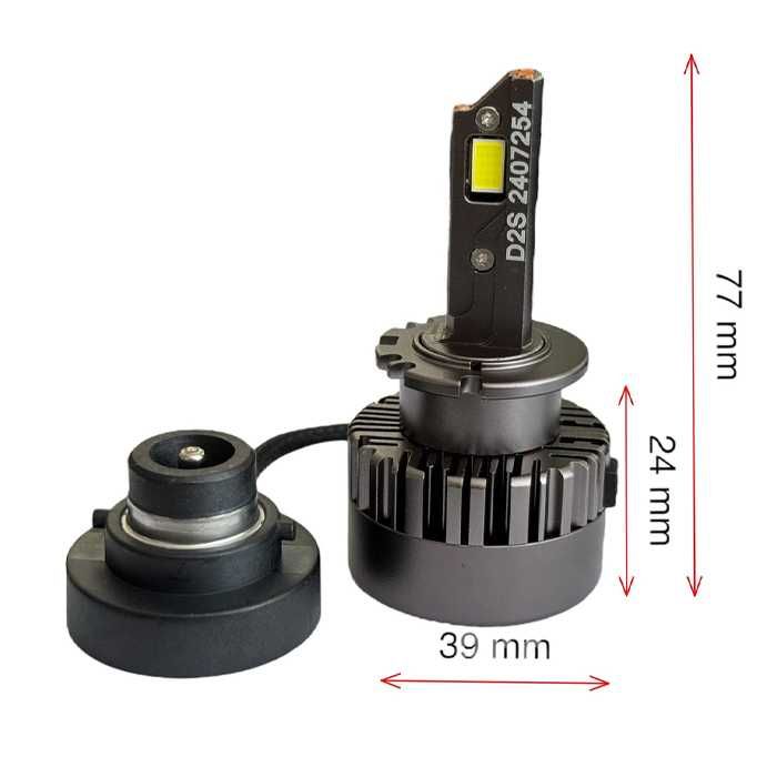 D2S/D2R LED/ЛЕД крушки за фар, Plug & Play