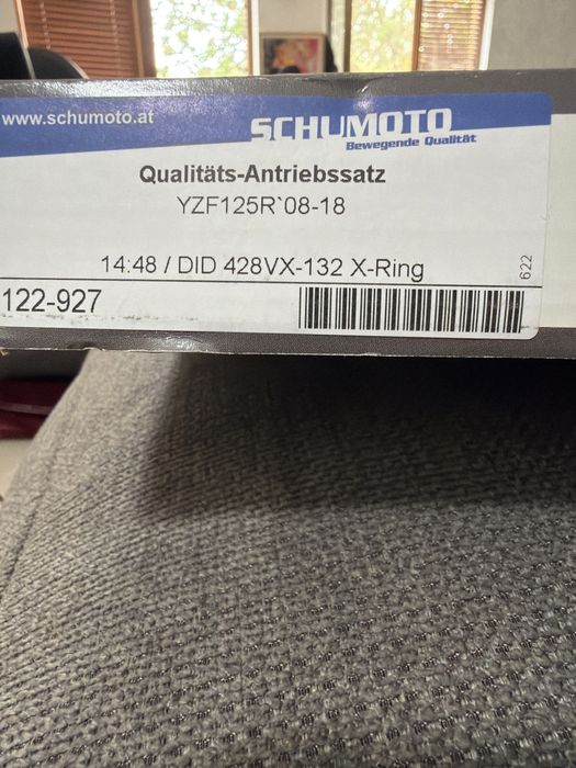 Set lanț D.I.D. pt Yzf-R125/Mt-125 14:48