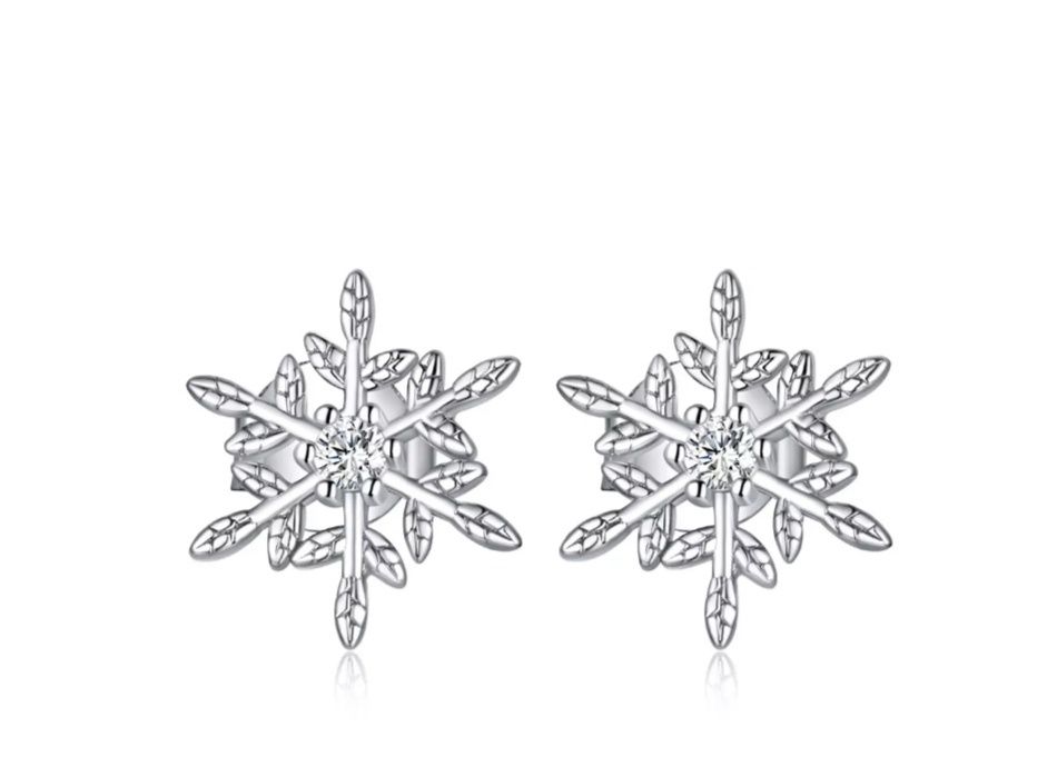 Дамски сребърни обеци