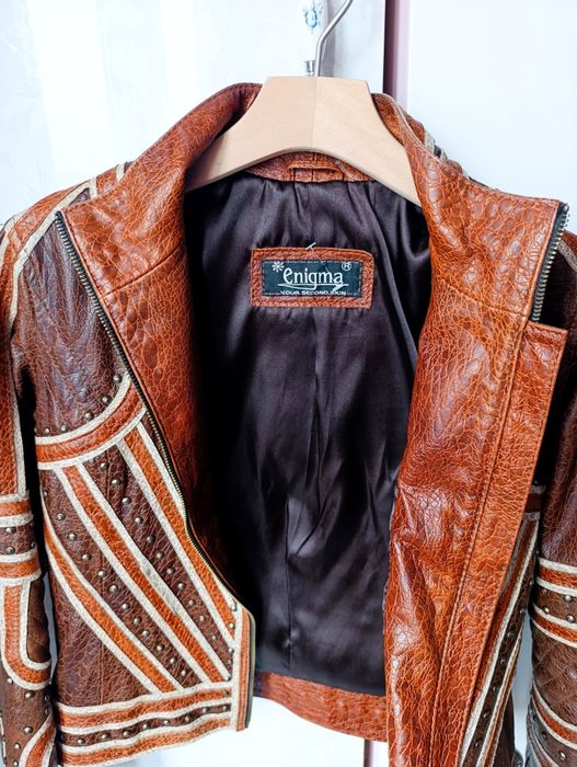 Уникално кожено яке от телешка кожа