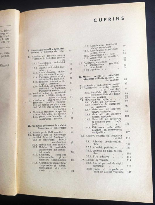 Tehnologii Moderne în Fabricarea Mobilei - Ediția a II-a (1982)