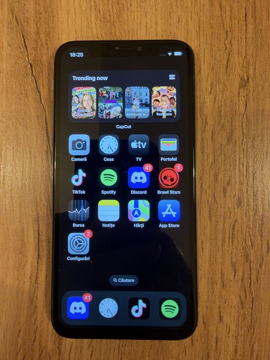 Iphone X 64GB baterie 100% stare f buna