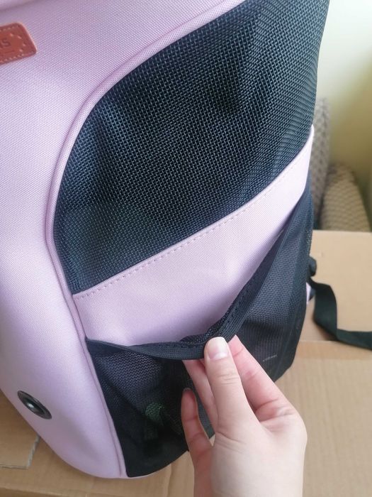 Ghiozdan pentru transport pisici Roz