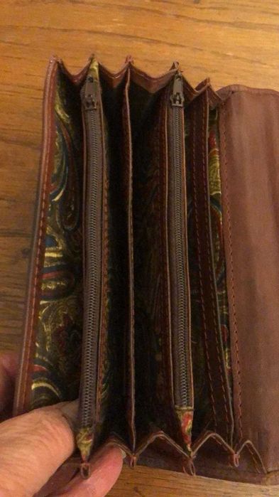 кошелек кожанный Индия