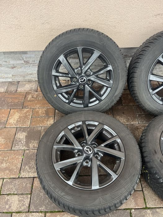 Jante 5x114,3  originale Mazda 3 Anvelope 205 60 16