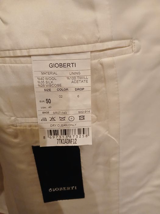 Vand costum Italia  Gioberti