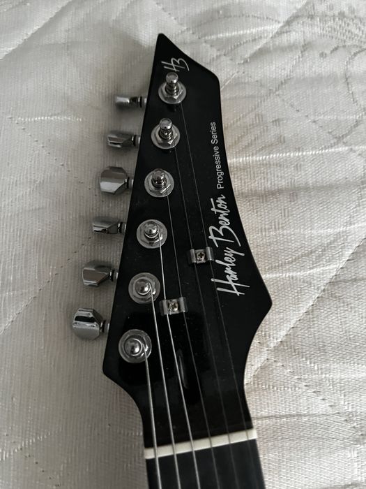 Chitara electrica neagra harley benton