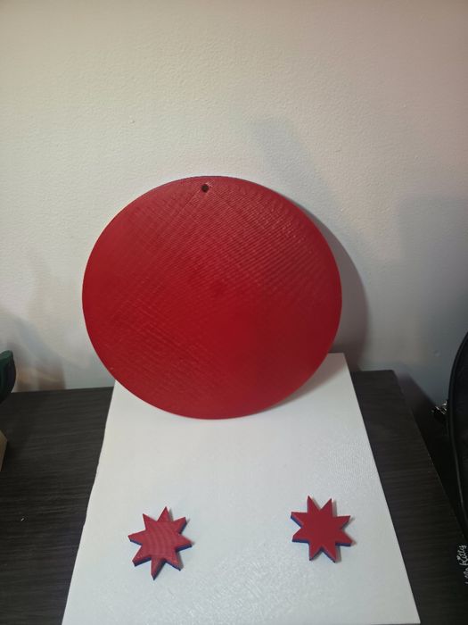 Sigla FCSB printata 3D