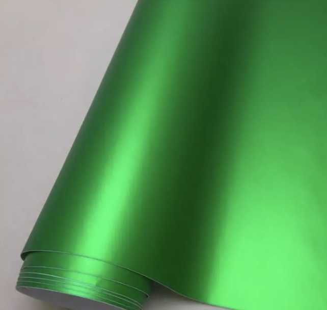 Folie colant VERDE CROM POLISAT eliminare usoara a bulelor