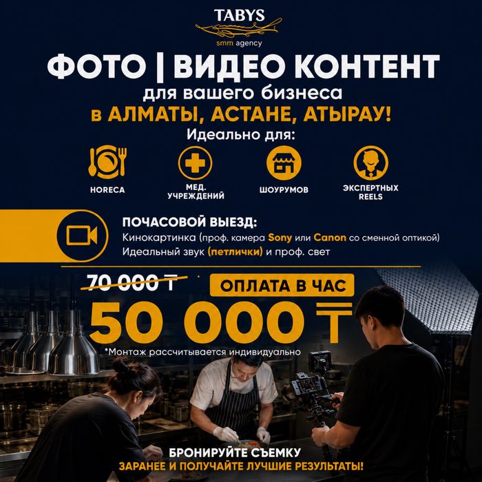 SMM и съемка контента