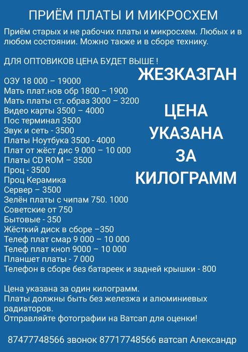 Микросхемы  ценны