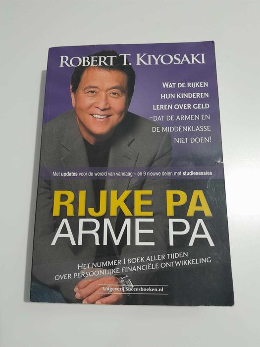 Книга на холандски - Робърт Кийосаки - "Богат татко, беден татко"