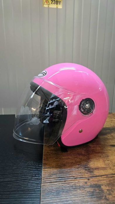 Casca moto/scuter unisex, marime universala, Roz