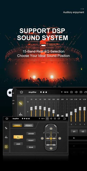 Navigație auto ANDROID 10- PX6 4GB RAM