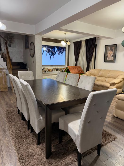 Masa lemn dining / sufragerie 8 persoane