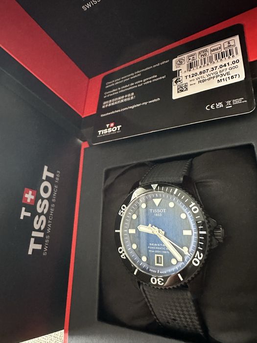 Vand ceas Tissot Seastar Sport Powermatic 80, 40Mm, Diver 300M
