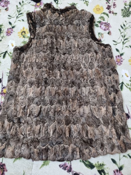 Vesta din blana naturala de chinchilla