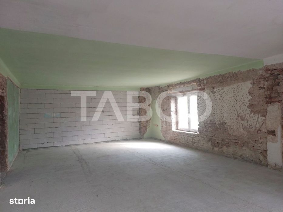 Comision 0% Apartament 63 mpu la curte cu pivnita si gradina Cisnadie