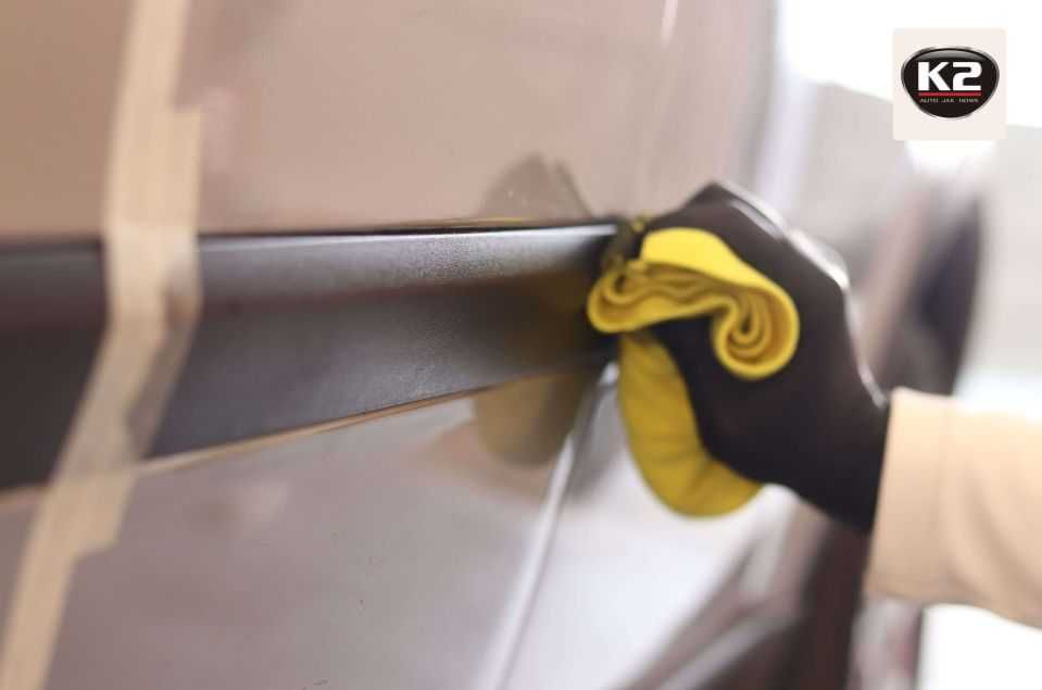 Черна вакса за възстановяване автомобилни брони - К2 BONO BLACK