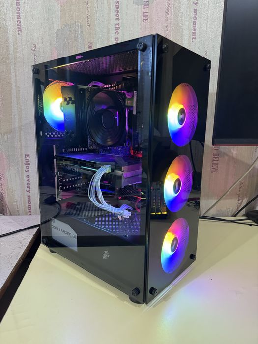 Геймърски компютър Ryzen 5 3600X | RX 6600 8GB | 16GB | 500GB SSD + 1TB HDD