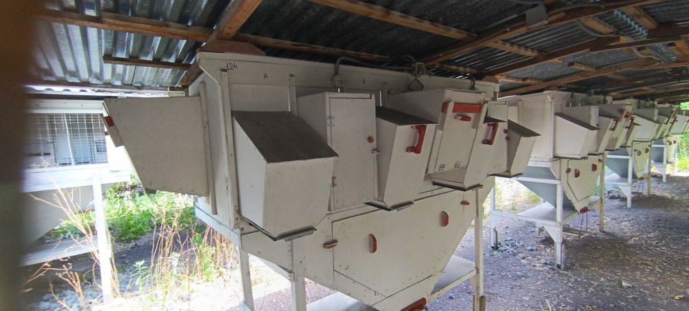 Клетки для кроликов уличного содержания. 110 клеток