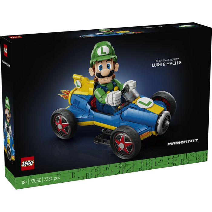 Lego 72050 Mario Kart - Luigi и Mach 8 , Lego Mario ,