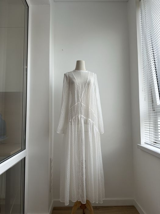 Платье сетка, без подклада