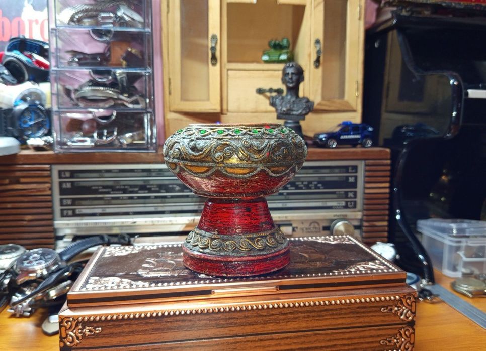 Vas vintage de colecție tibetan vechi