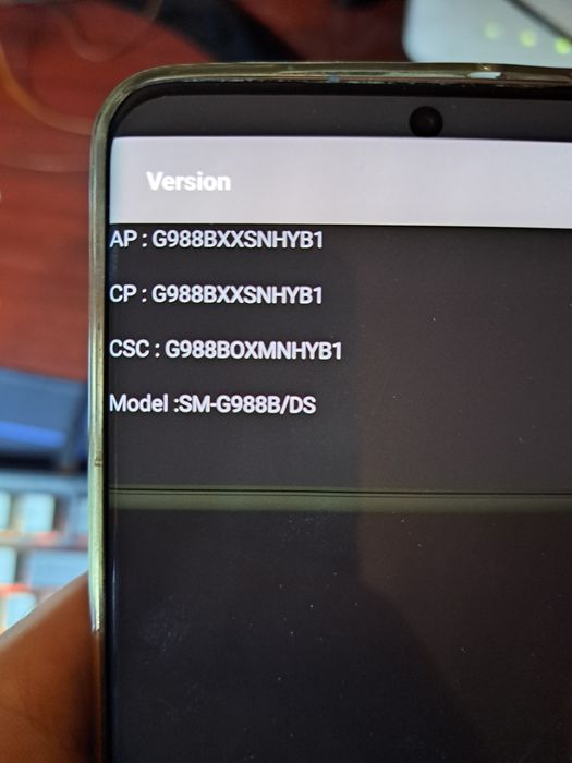 Samsung s20 ultra 5g defect pentru piese display defect g988b/Ds dual