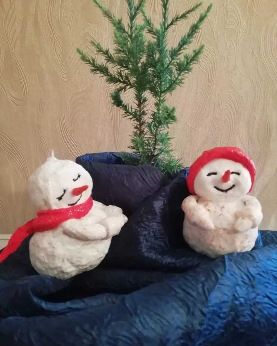 Ватные ёлочные игрушки