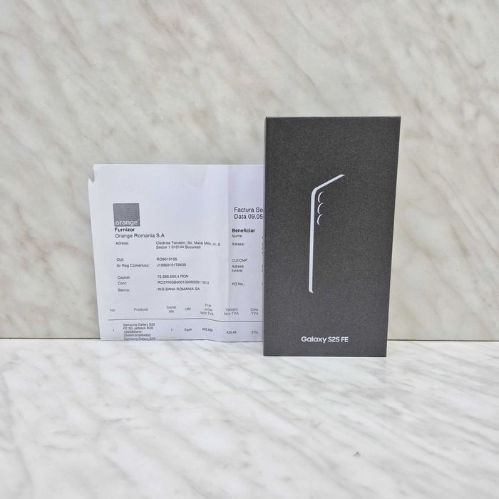 Samsung Galaxy S25 FE, SIGILAT, 8GB RAM 128GB Zeus Amanet Militari 35694