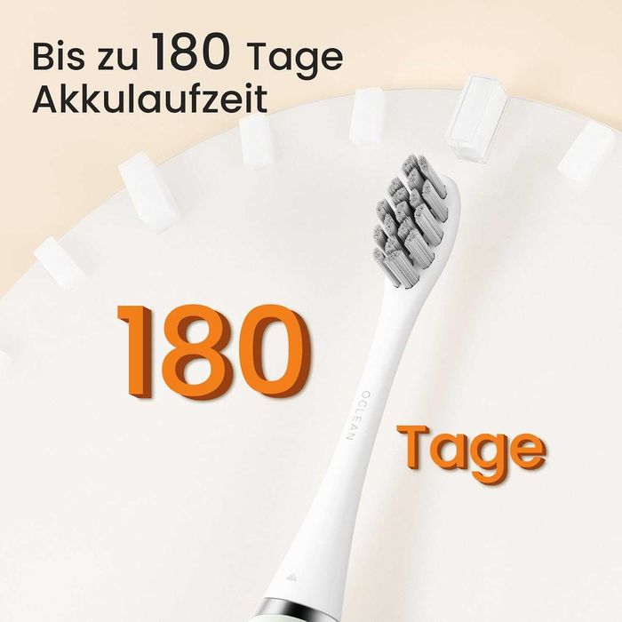 Звукова четка за зъби Oclean Flow зелена 180 дни IPX7 2500mAh
