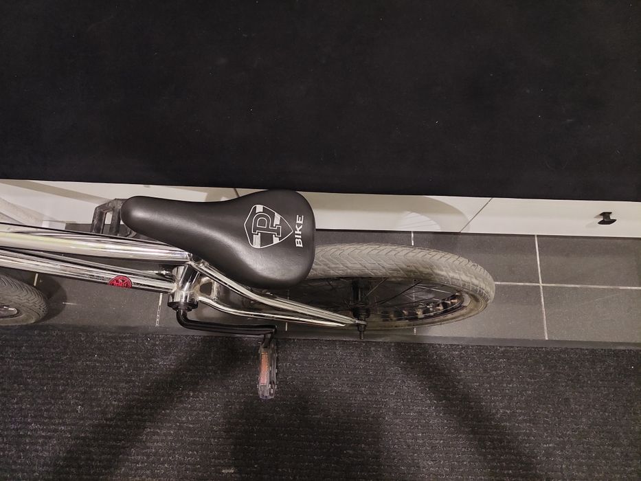 Трюковой bmx серебряный