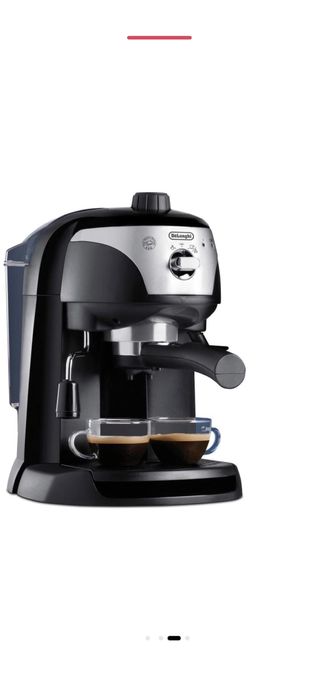 Espressor manual De'Longhi EC221.B 15 bari, Dispozitiv spumare Sistem cappuccino Oprire automata