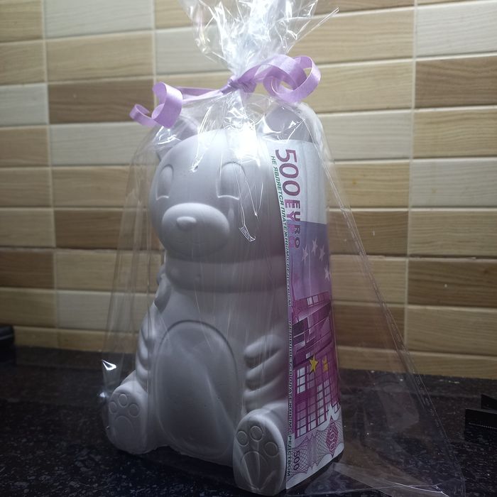 Копилка из гипса