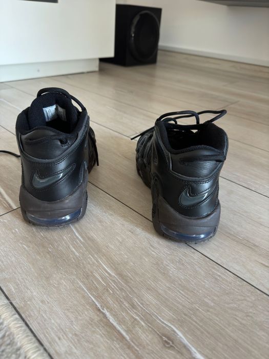 Ghete Nike Uptempo All Black marimea 40