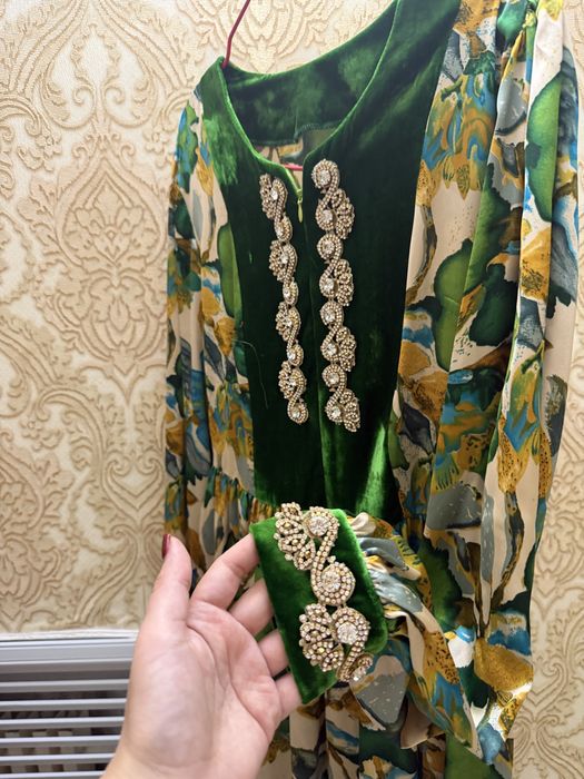 Қазақша көйлек. Шифон көйлек