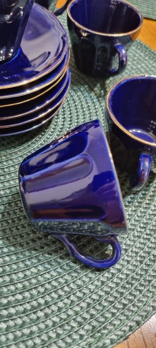 Set cafea portelan aur