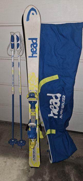 Детски ски туринг комплект HEAD (ски, щеки, автомати, колани, сак)