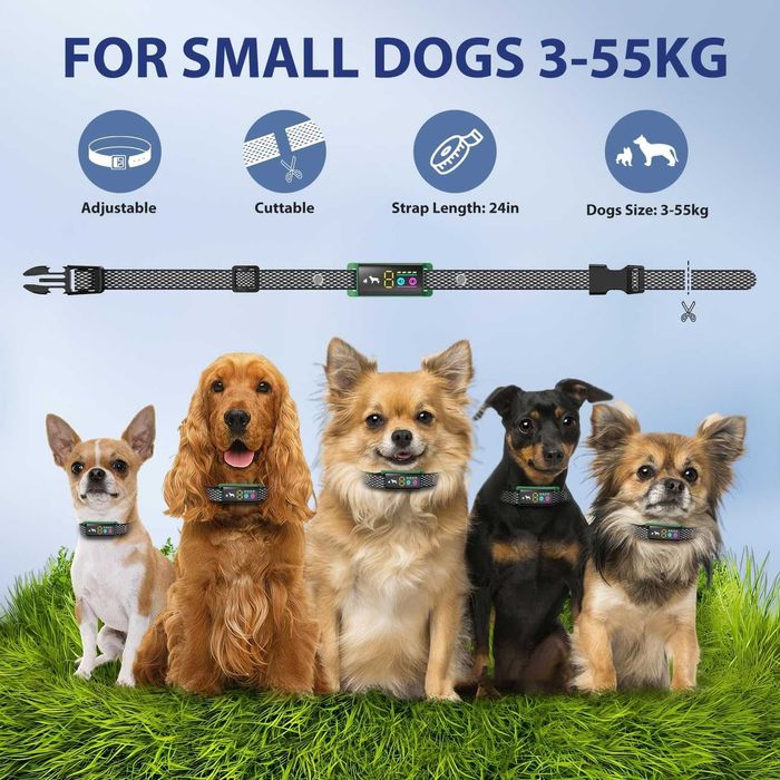 Антилай нашийник за куче- без шок, с сигнал и вибрация, 5 степени