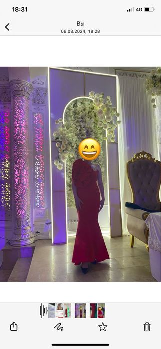 Продам шикарное платье или можно на прокат