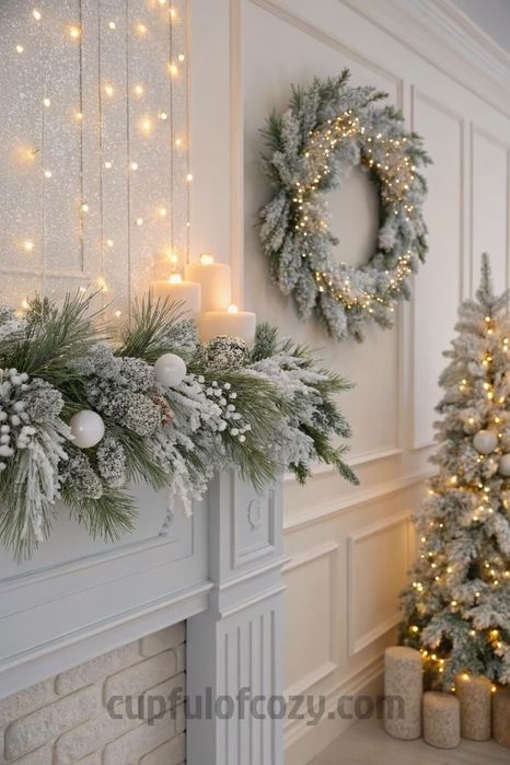 Оформление новогодней декорацией