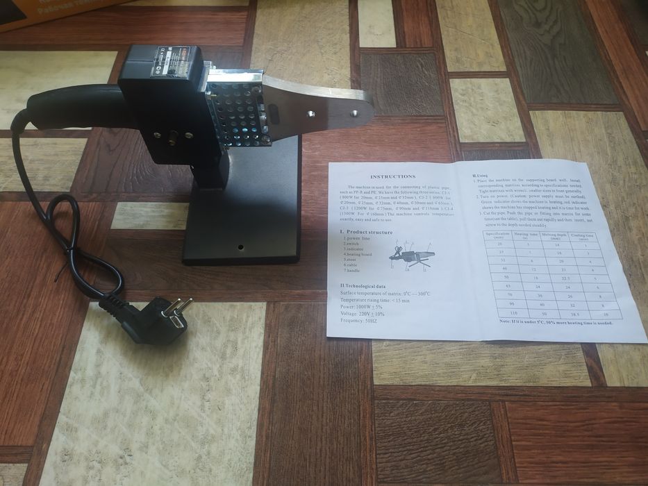 Паяльник пластиковых труб(пайка, утюг)