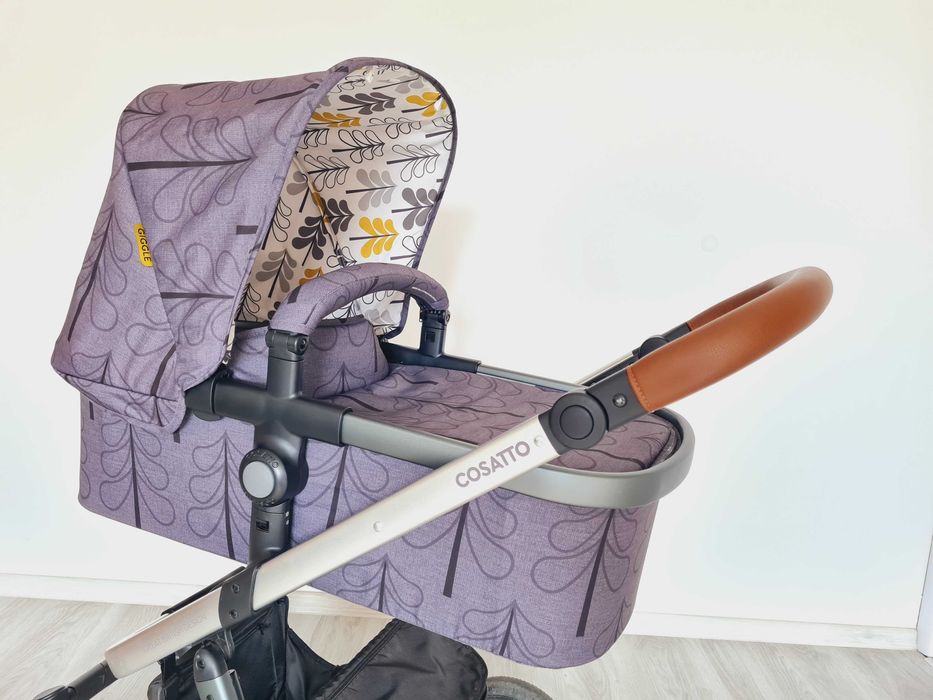 Cosatto Бебешка количка 3в1 Giggle Trail Fika forest с ISOFIX